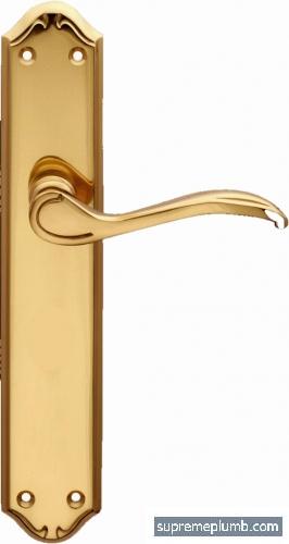 Minster Lever Latch Polished Brass